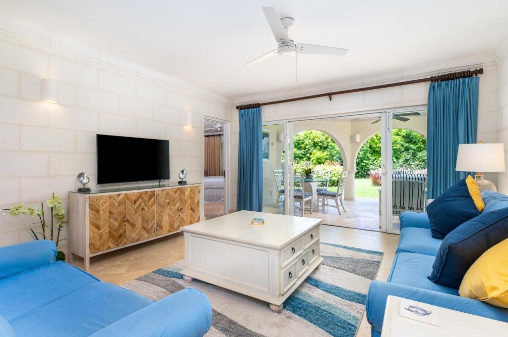 Hotel and beach in Barbados